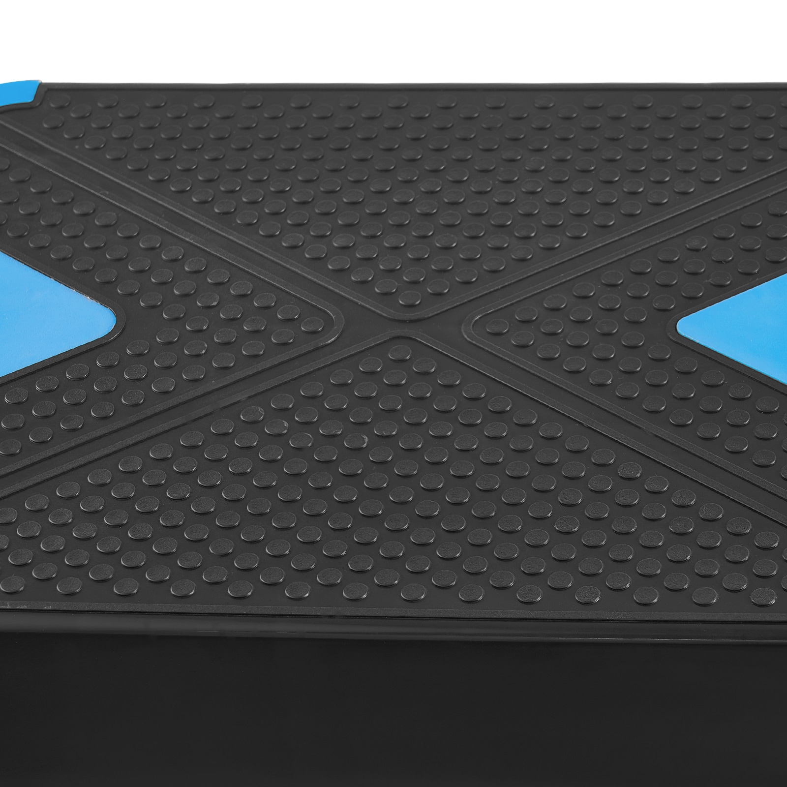 Aerobic Exercise Step Platform Height Adjustable Workout Stepper 4 Riser Blue_voghion.com